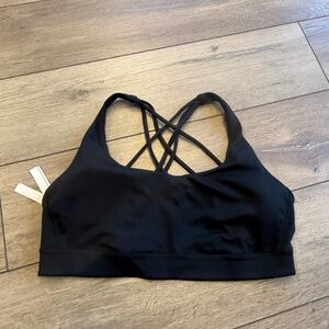 Victoria's Secret Black Crisscross Sports Bra